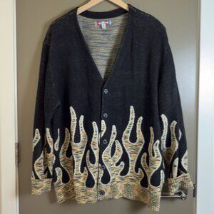 Urban Outfitters Flame Cardigan (Size XL)